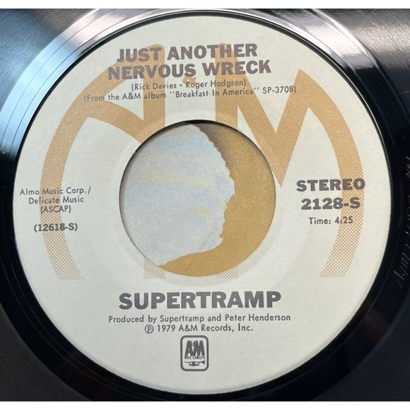 Supertramp The Logical Song / Just Another Nervous Wreck 45 Rock 1979 VG+ - Picture 2 of 6